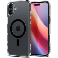 Spigen Ultra Hybrid MagSafe kryt iPhone 16 black - Pouzdra