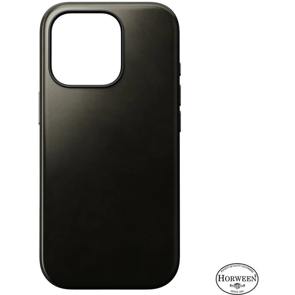 Nomad Modern Leather Case MagSafe kryt iPhone 16 Pro zelený chromovaný - Pouzdra - Obrázek d7cd73fd2b874a4cb6b666ba9101e8bc