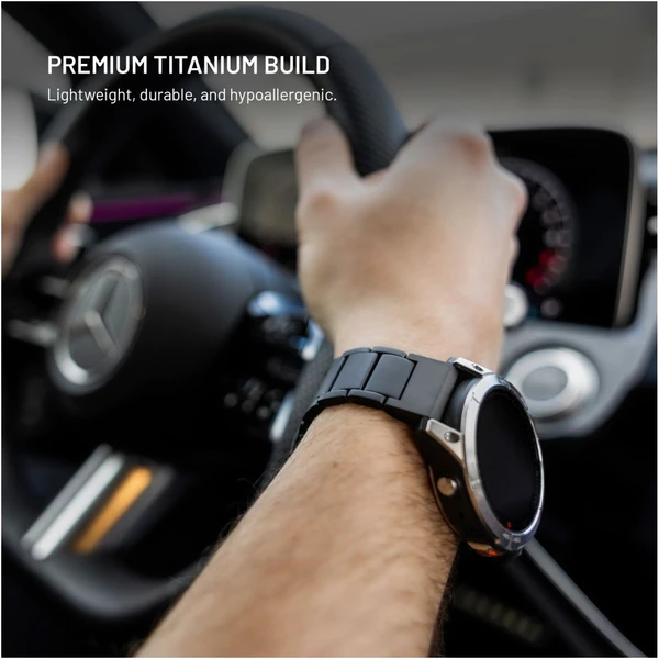FIXED Titanium Strap řemínek Samsung Galaxy Watch Ultra, černý - Řemínky - Obrázek d7dfc94ed62a4457bf47db5cb17ad510