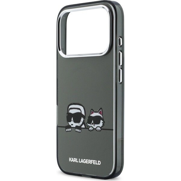 Karl Lagerfeld IML K&CH Heads Logo MagSafe kryt iPhone 17 Pro Max černý - Pouzdra - Obrázek d81220fc24c0430e9dd96d0c1c65bdc6