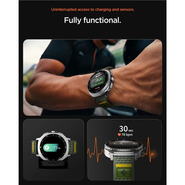 Spigen Athlex Air Band řemínek Samsung Galaxy Watch8 46/44/40mm zelený - Řemínky - Obrázek d81672f27be348f495d1f4084dd98403