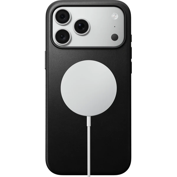 Nomad Modern Leather MagSafe kožený kryt iPhone 17 Pro Max/18 Pro Max Black - Pouzdra - Obrázek d84fd499f12c48fa969d45bb158ea163