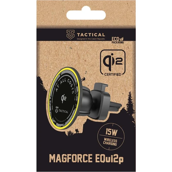 Tactical MagForce EQui2p držák s bezdrátovým nabíjením s podporou MagSafe, 15W, Qi2 černý - Držáky - Obrázek d869dc809bf84d99a67e739283fe6855