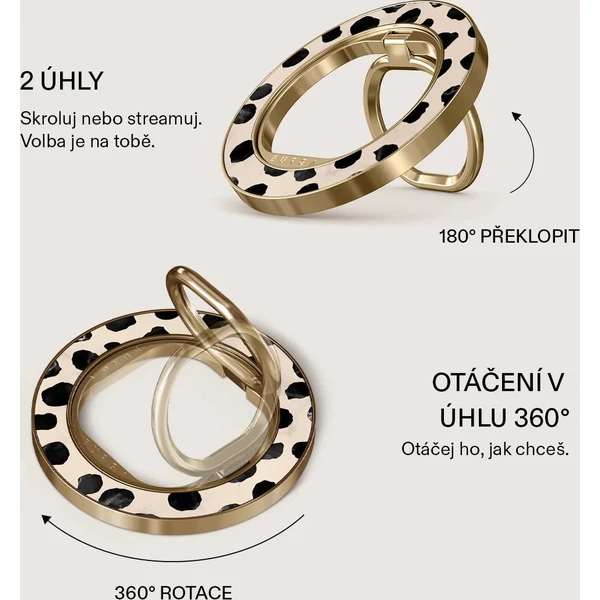 Burga Magnetic Ring držák Almond Latte zlatý - Držáky - Obrázek d87af53a9b3f4a59ad1586596021e5c8