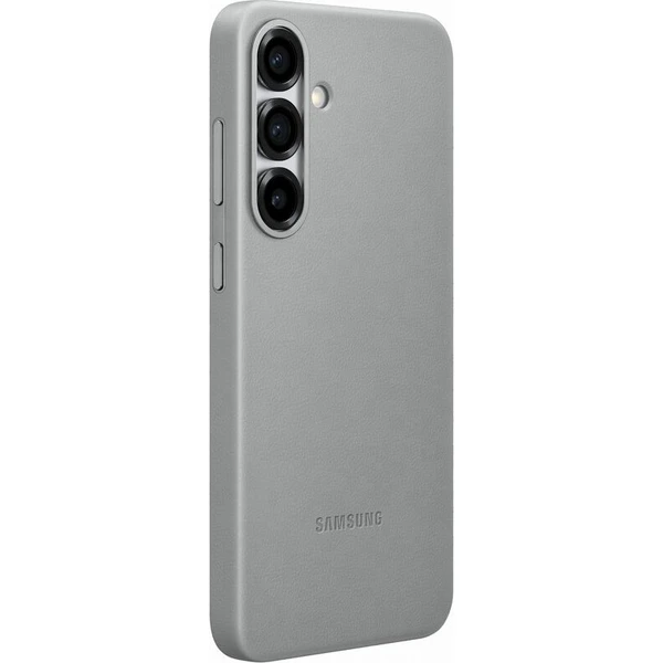 Samsung Kindsuit Case kryt z veganské kůže Galaxy S25 šedý - Pouzdra - Obrázek d87ef961f6574d119cabb5c3ad221572