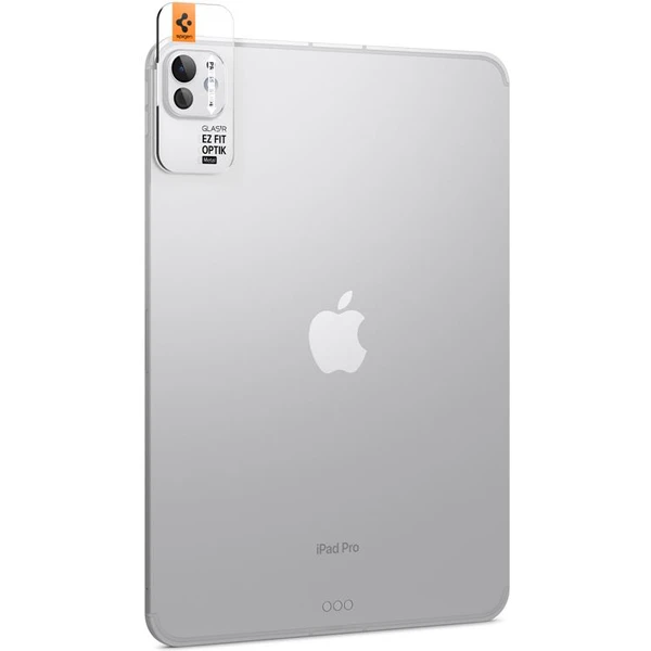 Spigen Glass tR EZ Fit Optik Metal sklo na fotoaparát iPad Pro 13" 2025/ iPad Pro 11" 2025 stříbrné - Ochranné folie a skla - Obrázek d88627218c0544b9ab7c7d9c4bbd544f