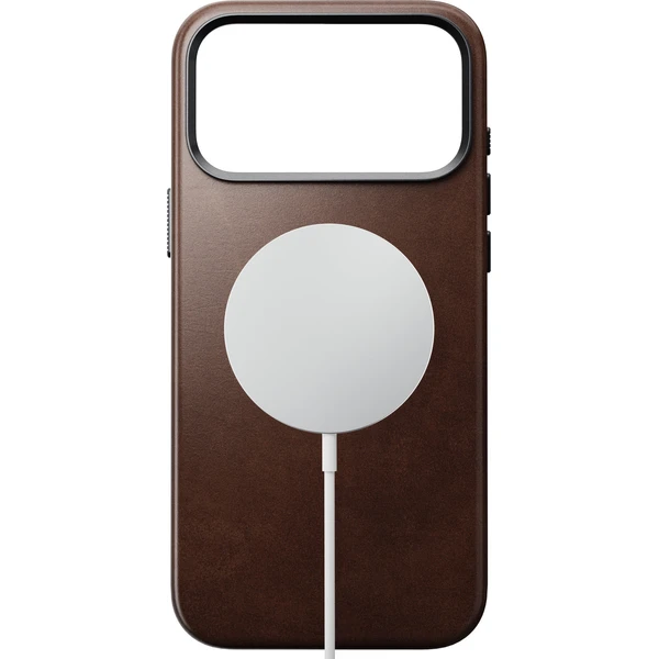 Nomad Traditional Leather (Horween) MagSafe kožený kryt iPhone 18 Pro Max Rustic Brown - Pouzdra - Obrázek d8fa1b8076a64fd4b129bfa24fbdce02