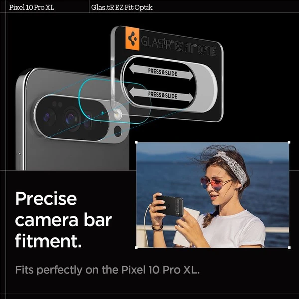 Spigen Glass tR EZ Fit Optik 2 Pack tvrzené sklo na fotoapará Google Pixel 10 Pro XL čiré - Ochranné folie a skla - Obrázek d9623bb5f2ea43dbbe70730d18cfda07