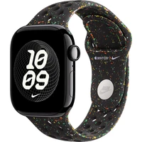 Apple Watch 42/41/40/38mm Midnight Black sportovní řemínek Nike S/M - Řemínky