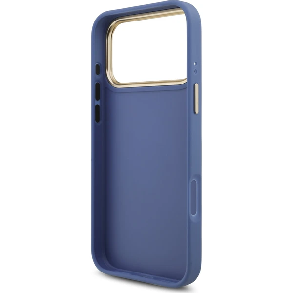 Guess PU Leather 4G Metal Logo Gold Frame kryt iPhone 18 Pro Max modrý - Pouzdra - Obrázek d977d95bb1bb414db1a2fcbb5e520b2f