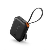 Spigen Essential powerbanka s kabelem 10000 mAh (30W) černá (EA3010BT) - Powerbanky