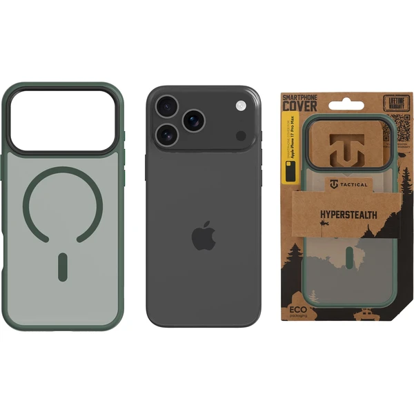 Tactical MagForce Hyperstealth kryt iPhone 17 Pro Max Forest Green - Pouzdra - Obrázek d97f0190368c43ce8e65a0c797983eec