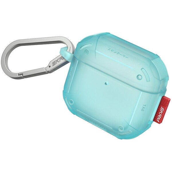 SKINARMA Mecha CE pouzdro pro AirPods 4 tyrkysové