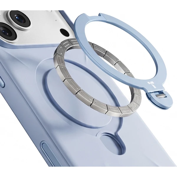 Torras OStand Q3 Silicone MagSafe kryt iPhone 18 Pro modrý - Pouzdra - Obrázek d9abced3d2ca4a98b5095d7056a51e42