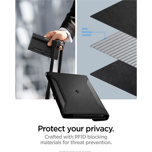 Spigen Universal Passport Holder pouzdro na cestovní doklady černé - Pouzdra - Obrázek d9b03ffc7ff3476b96885fcd2577ff2e