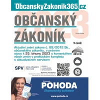 Občanský zákoník 2023 s komentářem změn - E-kniha