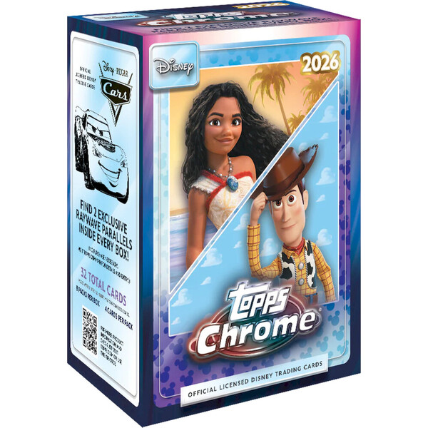 Sběratelské karty Topps 2026 Disney Chrome - Value Box