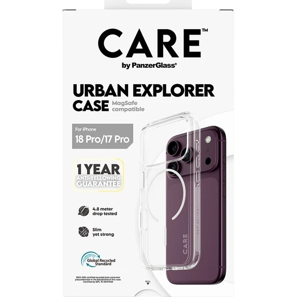 PanzerGlass CARE Urban MagSafe kryt Apple iPhone 18 Pro/17 Pro čirý/bílý - Pouzdra - Obrázek d_0084936b8c894a9faeece17117e6f793