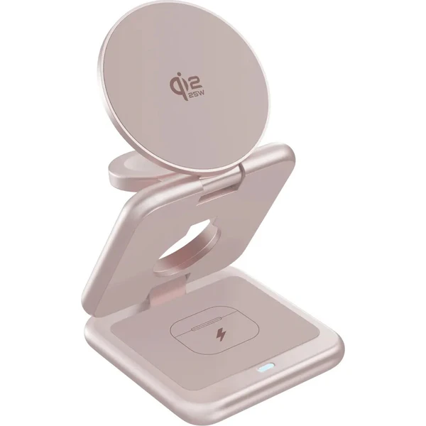 Epico UltraBase Qi2 MagSafe 25W 3v1 Fold kovový Mag+ bezdrátový nabíjecí stojánek růžový - Nabíječky - Obrázek d_010668b326d54f319756d4d9a97450cf