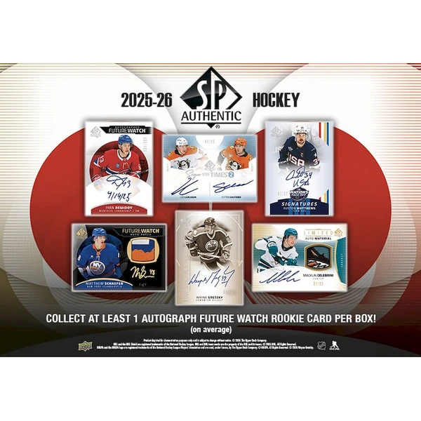 Hokejové karty 2025-26 Upper Deck SP Authentic Hockey Hobby Box - Hokejové karty - Obrázek d_0129cbf01e1c4befa7b77a5ba9b14f31