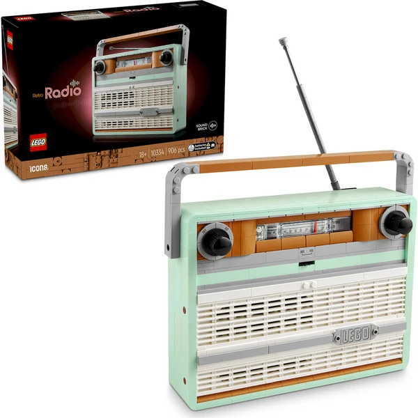 LEGO® Icons 10334 Retro rádio - LEGO - Obrázek d_01558427fcde483c9d1e1c7e2121aaf4