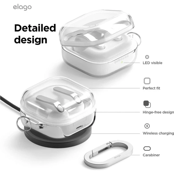 ELAGO Clear pouzdro Samsung Galaxy Buds4/Buds4 Pro čiré - Pouzdra - Obrázek d_017dfdbbf3394bd788483f5eb357b7cd