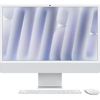 CTO Apple iMac 24" (2024) 8CPU / 16GB/256GB/1Gbps / Trackp. / Stříbrná / CZ TouchID NUM KL / Stojan - All-in-one
