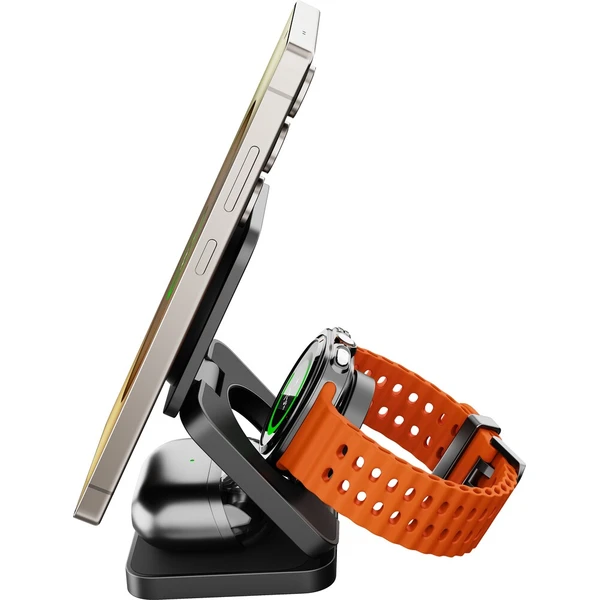 Cubenest SQS312 Pro Qi2.2 3v1 magnetická nabíječka pro Samsung šedá - Nabíječky - Obrázek d_01dda5203e184f18b53fd94e8095acd2