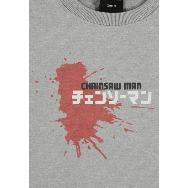 Mikina  Difuzed Chainsaw Man – Power Grey Melange M - Mikiny a svetry - Obrázek d_02049039a9a545aaa335713cb80c1b54