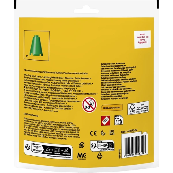 LEGO Creator 3v1 30718 Sněžné dobrodružství s Cataclaws - LEGO - Obrázek d_022eeef2199043e8bf00959f1564bb95