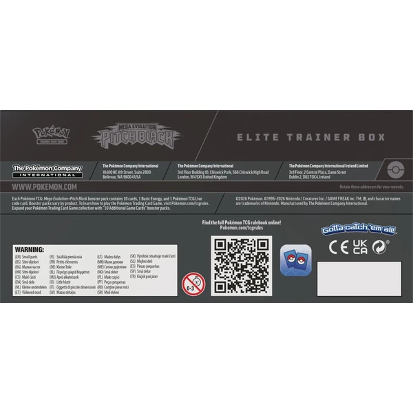 Pokémon TCG: Mega Evolution Pitch Black - Elite Trainer Box - Pokémon karty - Obrázek d_0276012ef70e434f8201ff5abf2d090e