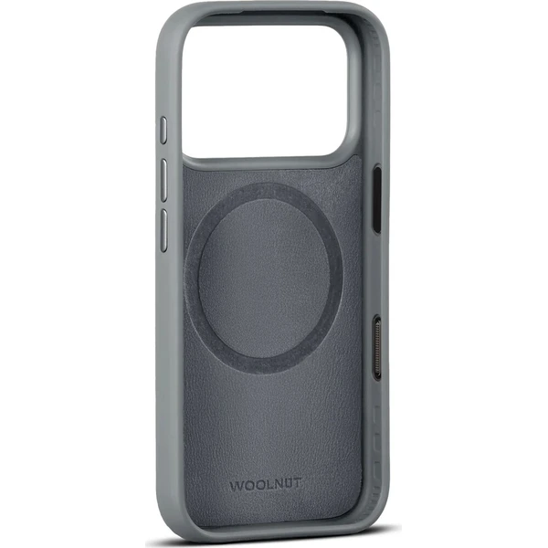 Woolnut MagSafe kožený kryt iPhone 18 Pro šedý - Pouzdra - Obrázek d_0362efaffc6d4d54b3428f2c8d274eac