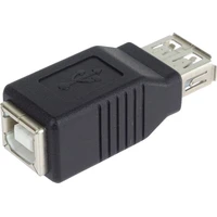 PremiumCord USB-A/USB-B redukce černá - Kabely a redukce