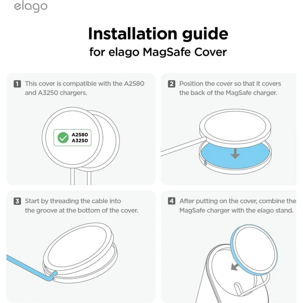 ELAGO Retro W5 Magsafe iPhone stojánek bílý - Držáky - Obrázek d_0390d93a022d40c29867bc34753f83a0
