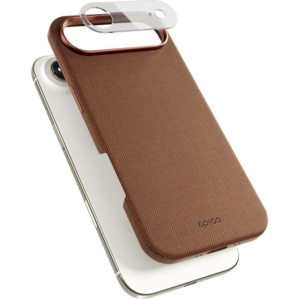 Epico SolidWoven Pro Mag+ Case kryt iPhone Air + camera island protector siensky hnědý