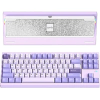 Wobkey Crush 80 Reboot Pro Kailh Cocoa herní klávesnice (US) fialová - Klávesnice