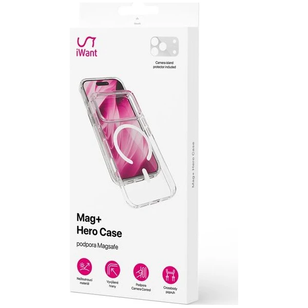 iWant Hero Mag+ MagSafe kryt pro iPhone 17 Pro + camera island protector čirý - Pouzdra - Obrázek d_043217922af44801946bd448f27422d2