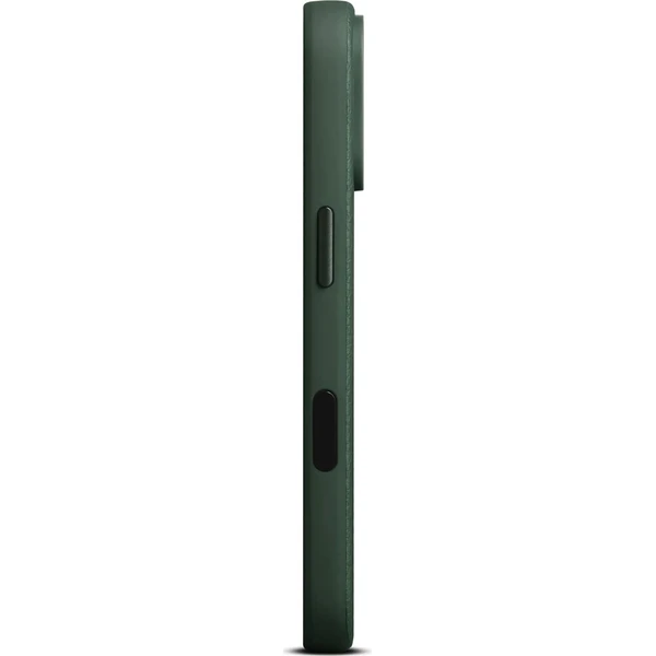Woolnut MagSafe kožený kryt iPhone 18 Pro tmavě zelený - Pouzdra - Obrázek d_0434bc2197af4437afe41dbffc82bd2a