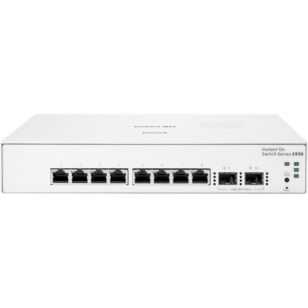 HPE NW Instant On 1930 8G 2SFP Bílá