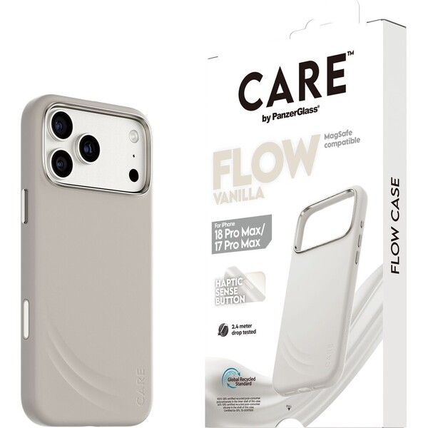 PanzerGlass CARE Flow MagSafe kryt Apple iPhone 18 Pro Max/17 Pro Max Vanilla béžový