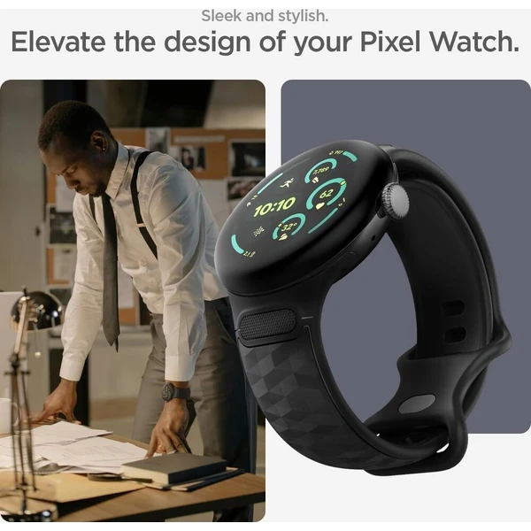 Spigen Parallax řemínek Google Pixel Watch 5/4/3 45mm matte black - Řemínky - Obrázek d_053b499e3b884c3abf512f207fcec9e8