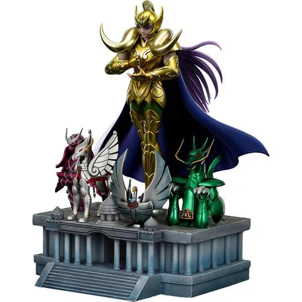 Soška Iron Studios Saint Seiya- Aries Mu Deluxe Art Scale 1/10 27 cm - Sochy a sošky - Obrázek d_055ac230c1d448788c6ed528c45d39cf