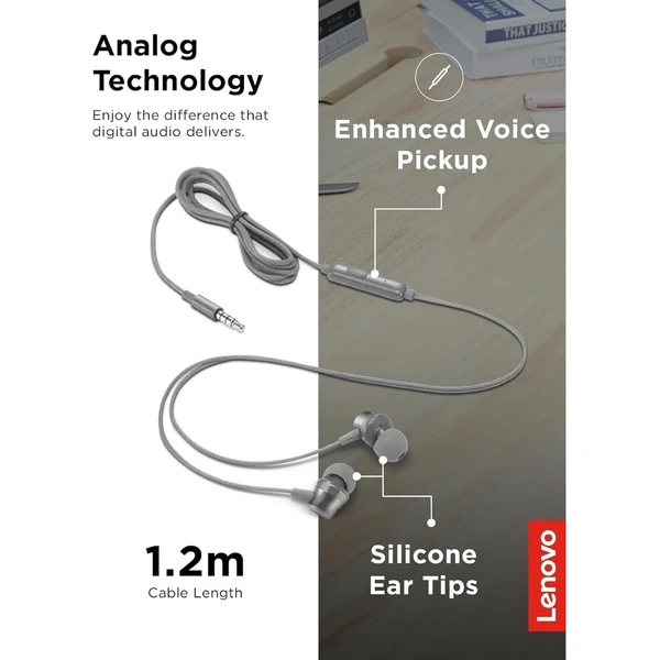 Lenovo 110 analogová sluchátka šedá - Sluchátka - Obrázek d_0578c88e4fbb400f85940b46d4e13ae2