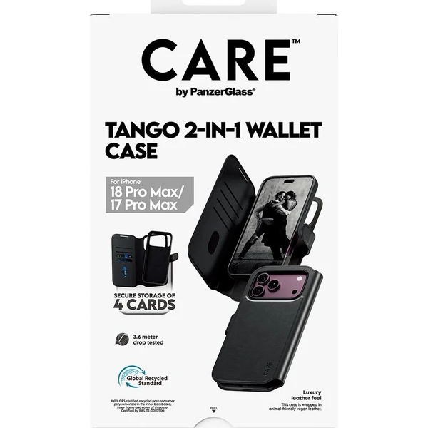 PanzerGlass CARE Tango 2v1 Wallet MagSafe pouzdro Apple iPhone 18 Pro Max/17 Pro Max černé - Pouzdra - Obrázek d_05796d1825b6400a9a8f34af82d64ba9