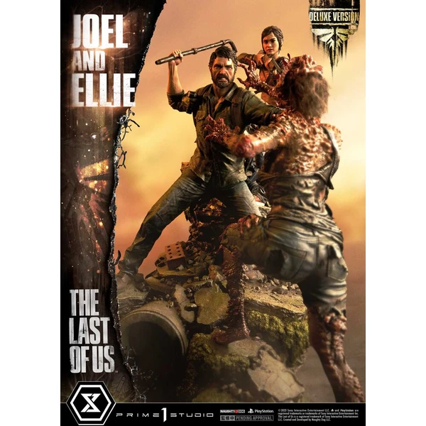 Socha The Last of Us Part I Ultimate Premium Masterline Series Statue Joel & Ellie Deluxe Bonus Vers - Sochy a sošky - Obrázek d_05c6184fb42947b7a7c6645168f5bf77