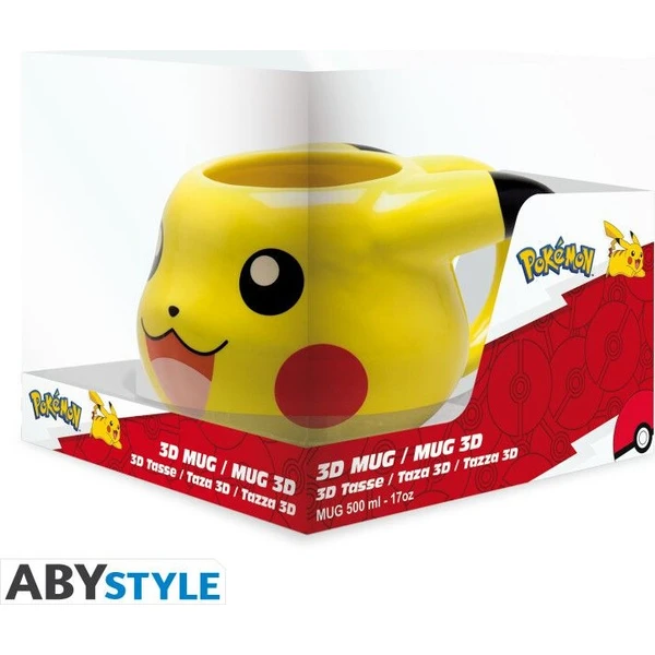 Hrnek 3D Pokémon - Pikachu 475 ml - Hrnky - Obrázek d_06cd4604e1084704879eef93151be2c4