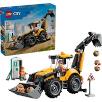 LEGO City 60480 Žlutý nakladač s rypadlem - LEGO