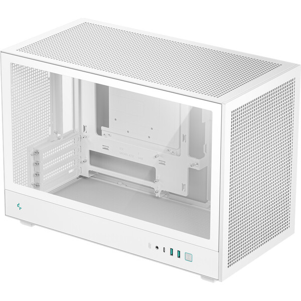 DEEPCOOL Case CH260 WH, mATX, Průhledná bočnice, bílá (R-CH260-WHNGM0-G-1) Bílá