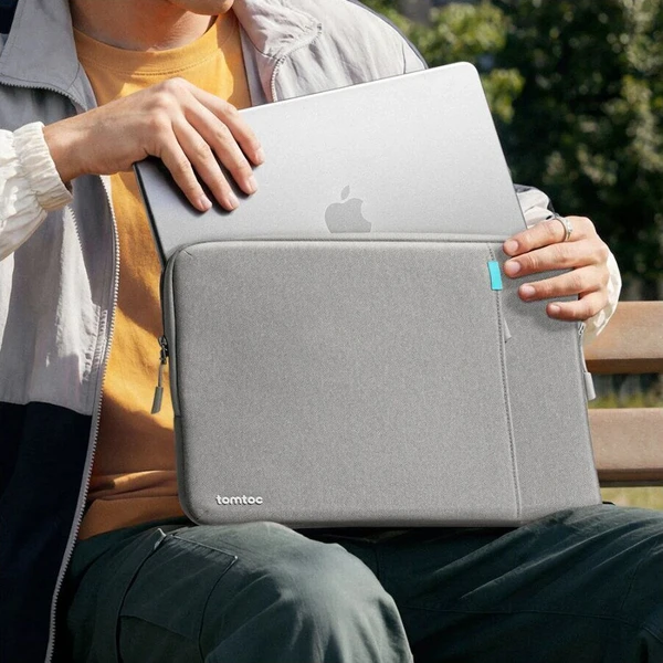 tomtoc Defender A13 sleeve pouzdro 13" MacBook Neo šedé - Pouzdra - Obrázek d_0762f3609eb34f5d9f1e73739a98fa05