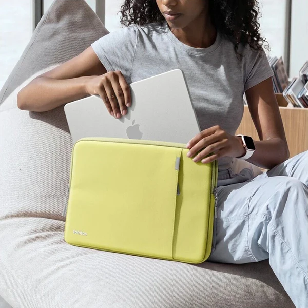 tomtoc Defender A13 sleeve pouzdro 13" MacBook Neo žluté - Pouzdra - Obrázek d_07b3030cbe1147b58fbc7819a5a7d401